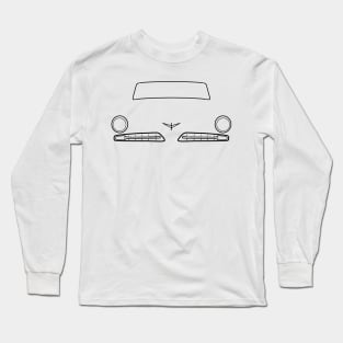 Studebaker Champion 1954 classic car black outline graphic Long Sleeve T-Shirt